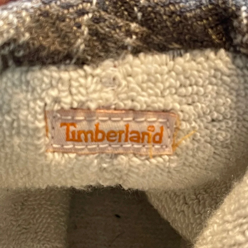 Timberland Smartwool Boots Womens 9 Brown Plaid Suede Cabin Gorpcore 24620